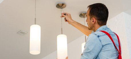 Trabajo de electricidad completado