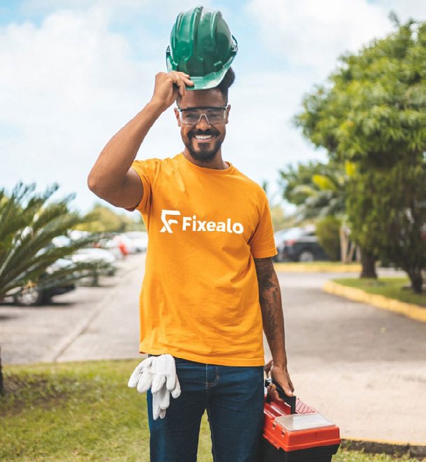 Prestador de Fixealo listo para trabajar